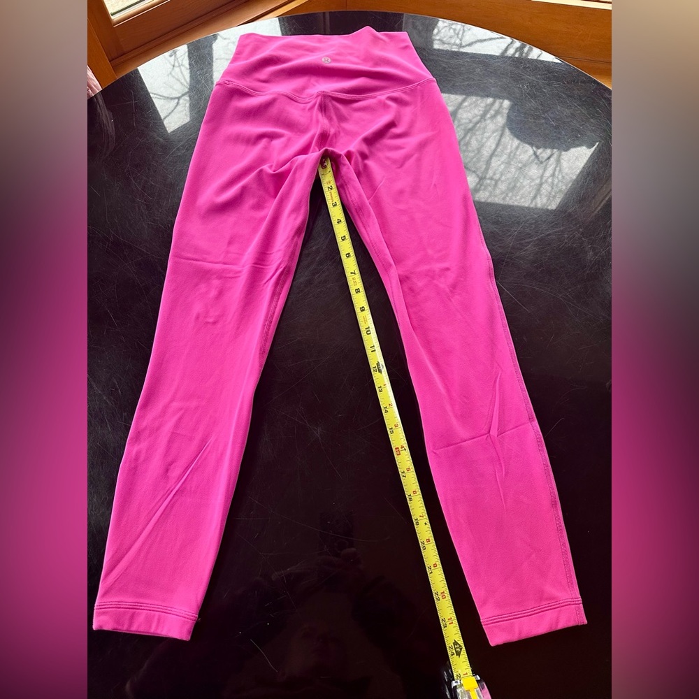 Lululemon Athletica Bold Pink Leggings